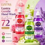 2 Lustra Gentle Hand Wash Bundle Pack of 72 (500ml Each)