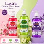 2 Lustra Gentle Hand Wash Bundle Pack of 72 (500ml Each)