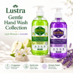 Lustra Gentle Hand Wash Apple Blossom & Lavender Bundle Pack of 2 (500ml Each)